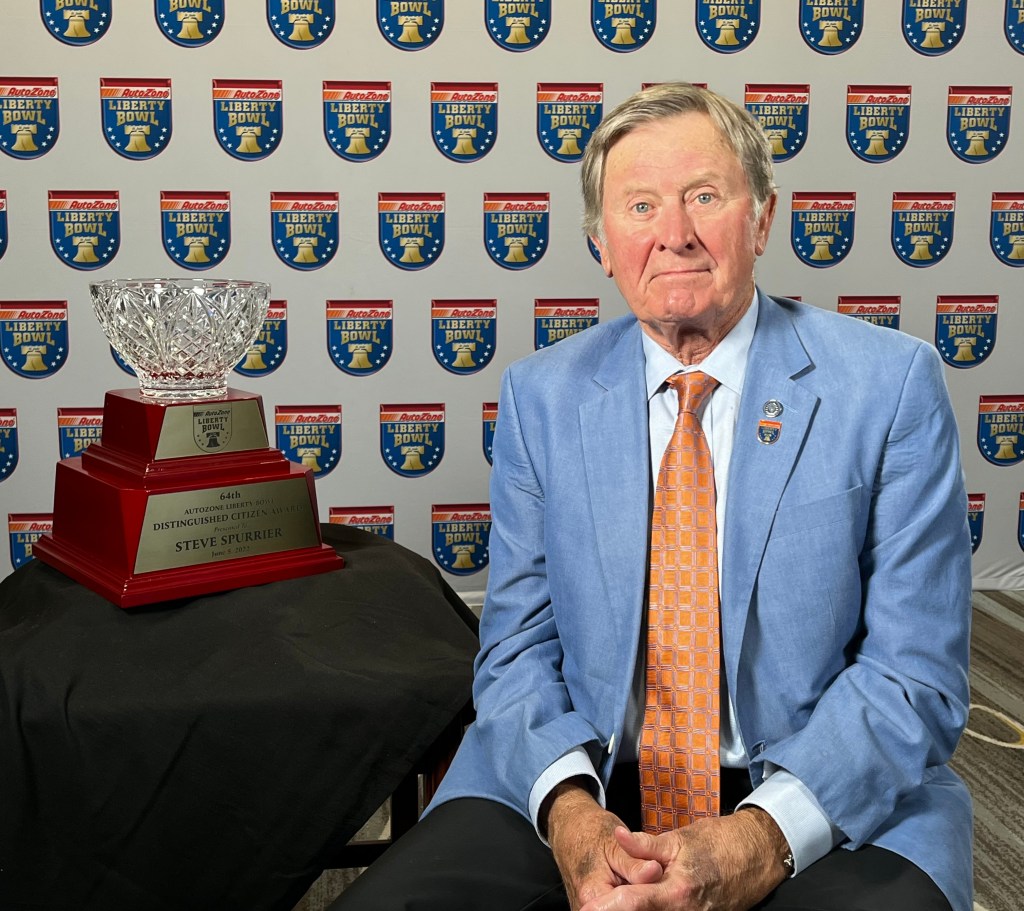 WATCH: Steve Spurrier talks with Memphis media ahead of the AutoZone Liberty Bowl 2022 Distinguished Citizen Award&nbsp;Ceremony