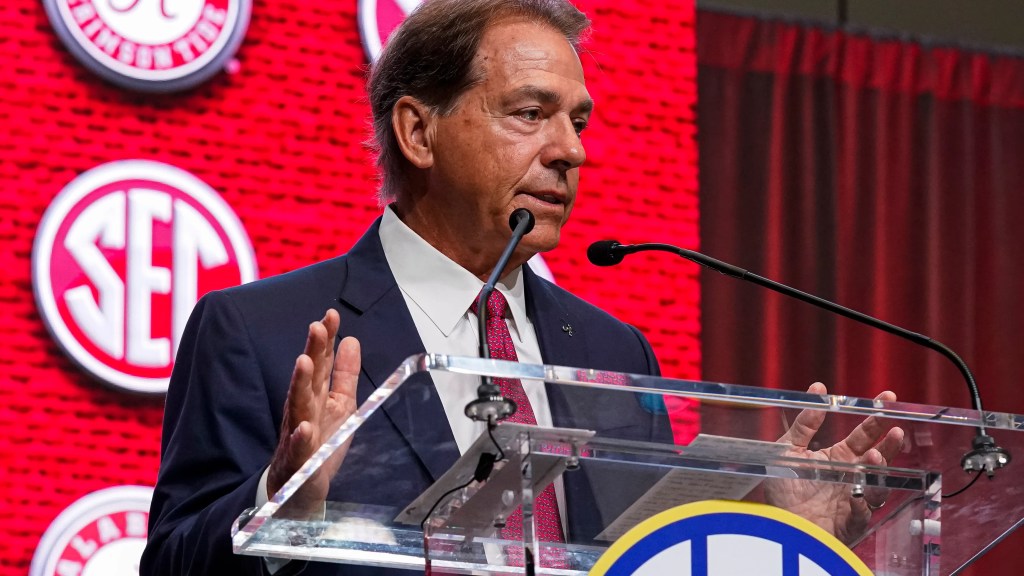 WATCH: Alabama Head Coach Nick Saban at the 2022 SEC Media&nbsp;Days