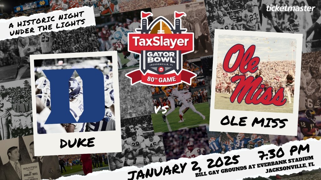 Ole Miss selected to play in the 80th TaxSlayer Gator Bowl against&nbsp;Duke