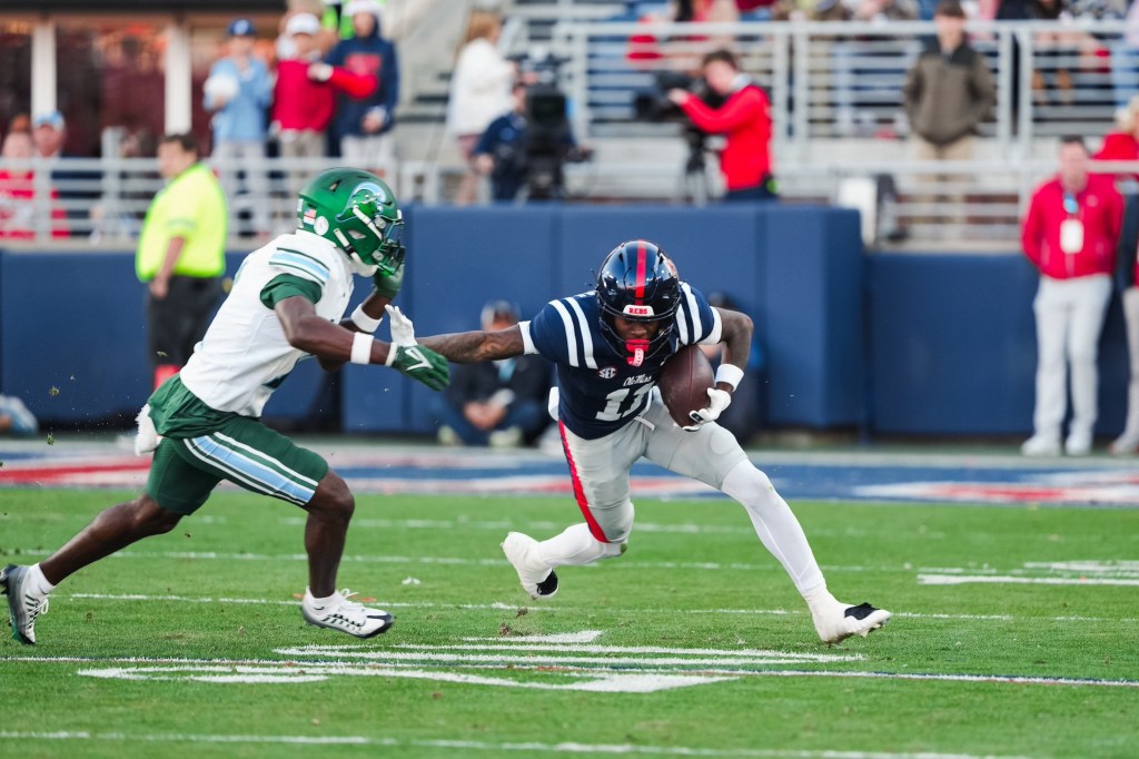 Ole Miss dominates Tulane 41-10 in the first round of the College Football Playoff