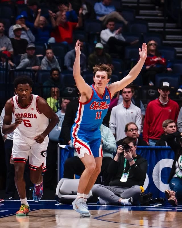 Ole Miss survives Georgia 76-72, staying hot and advancing to play Alabama on Friday&nbsp;night