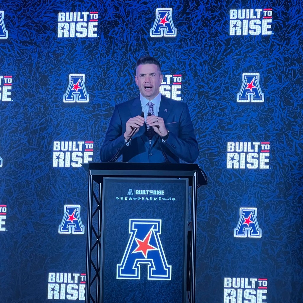 Commissioner Tim Pernetti has the American Conference in the best position to take the next step in the upcoming athletic calendar